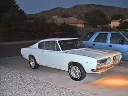 Image result for White 1967 Barracuda