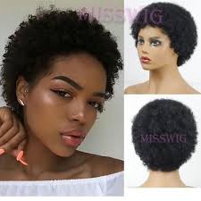From pear to diamond and. Pdpo Synthetic Short Kinky Curly Afro Fluffy Hair Wigs For African American Women Buy At A Low Prices On Joom E Commerce Platform