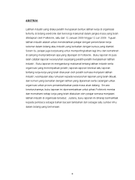 Untuk calon2 praktikal uitm negeri sembilan khasnya. Contoh Abstrak Laporan Latihan Industri
