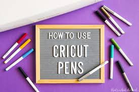 Check spelling or type a new query. How To Use Cricut Pens That S What Che Said