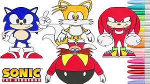 Pictures of dr.eggman coloring pages are a fun way for kids of all ages to develop creativity, focus, motor skills and color recognition. Sonic Coloring Pages Tails Eggman Knuckles Tails Youtube