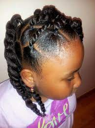 Black Braids Hairstyle For Girls Natural Hairstyles For Kids Natural Hair Styles Hair Styles
