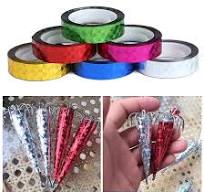 Foska Stationery Adhesive Fancy 12mm 2.5m DIY Holographic ...