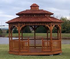 70 Model Gazebo Kayu Sederhana Di Taman Rumahku Unik