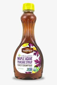 Sweetened with 100% pure agave nectar. Madhava Maple Agave Syrup 1200x1200 Png Download Pngkit