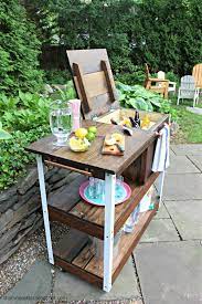 An outdoor bar cart, however, is specifically designed to weather any climate, from rainstorms to sweltering heat. Diy Grill Cart Or Bar Cart Jaime Costiglio