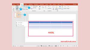 3 Cara Membuat Tabel Di Microsoft Powerpoint Gambar Semutimut Tutorial Hp Dan Komputer Terbaik
