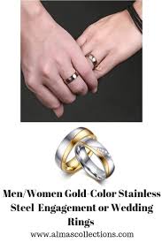 Only 16 99 Men Women Gold Color Stainless Steel Engagement Or Wedding Rings The Perfect Ring F Women S Jewelry And Accessories Wedding Rings Perfect Ring