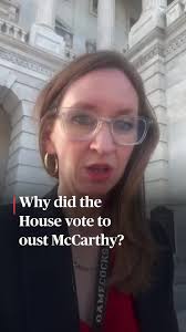 Republican Speaker Kevin McCarthy was ousted from leadership