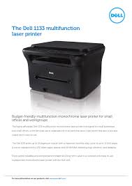 Printer / scanner | dell. Dell 1133 Mono Laser User Manual Manualzz