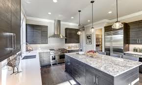 We made some small structural changes and then used coastal inspired decor to best complement the beautiful sea views this laguna beach home has to offer. Grey Granite Countertops For Kitchen Design Cafe