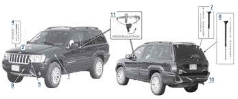 Automobile jeep 2004 grand cherokee owner's manual. Jeep Wj Grand Cherokee Body Parts Front Bumper Header Panel Parts Kit 4wp