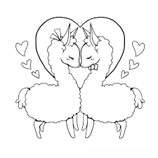 Llama Coloring Page Free Coloring Page Template Printing Printable Llama Coloring Pages For Kids Llama Al Animal Coloring Pages Llama Drawing Coloring Pages