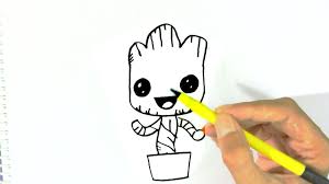 Step by step drawing tutorial. Easy Drawing Ideas Groot Novocom Top