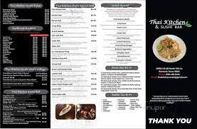 Online Menu Of Thai Kitchen And Sushi Bar Bulverde Tx