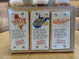 Here's how to use barbecue sauce for every course at your cookout, from cocktails right through to d. Six Pack Of Sauces At Every Table Picture Of Mission Bbq Wilmington Tripadvisor
