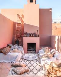 Riad La Maison Marrakech Moroccan Interiors Rooftop Lounge Marrakech