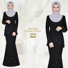Pleated full mermaid cut material: Dinna Baju Kurung Moden Beads Lace Sytle Eyelash Plus Size Wear Set Ibu Anak Shopee Malaysia
