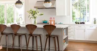 Usually a square or rectangular island. What Height Should Kitchen Island Stools Be Picking Suitable Height