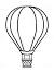 Transparent Hot Air Balloon Clipart