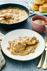Image result for sausage gravy biscuits