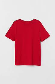 Cotton T Shirt Red Kids H M Us Shirts Celebrity Casual Outfits Cotton Tshirt
