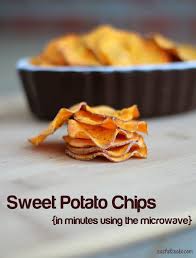 Homemade Sweet Potato Chips Microwave Video Recipe Sweet Potato Chips Microwave Sweet Potato Homemade Sweet Potato Chips