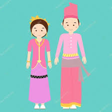 Tengkuluk adalah penutup kepala yang terbuat dari kain songket tenun. 16 Ide Pakaian Adat Kartun Gambar Pengantin Pakaian