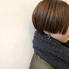 こんどう まや 新潟 美容室さんはinstagramを利用しています ハイライト パッツンショート ピアスでいい感じ ハイライト ぱっつん ハンドメイドピアス 新潟 新潟美容室 niigata 新潟市美容室 駅南 ヘアセット ヘアアレンジ アレンジ ボ ハンサム