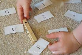 Letter recognition activities · say and spray · bee themed letter matching games · teaching letter sounds · little red riding hood printable . 10 Letter Recognition Activities The Measured Mom