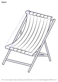 Step By Step How To Draw Beach Chair Drawingtutorials101 Com Chair Drawing Chair Beach Chairs