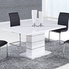 d470 high gloss white dining table