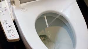 Rather than going at your porcelain throne with a plunger, simply pour half a cup of dish soap into the toilet. Toilet Bowl With Electronic Control Stock Footage Video 100 Royalty Free 26077562 Shutterstock