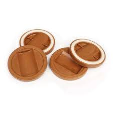 3 1 4 In Caramel Color Bed Roller Furniture Wheel Caster Cup Gripper Set Of 4 Furniture Wheels Cup Coaster Large Caster Wheels
