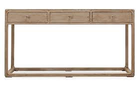Milo 3 Drawer Console Natural In 2020 Media Console Table Entry Furniture Storage Spaces