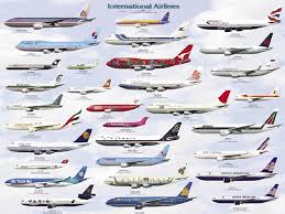 International Airline Chart Airlines And Aircraft In