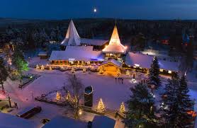 Villaggio Di Babbo Natale A Rovaniemi In Finlandia Santa Claus Village Rovaniemi Finland