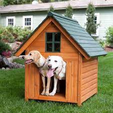 Large Dog House Heated Pet Kennel Deluxe Rustic Wooden Traditional A Frame New Cool Dog Houses Large Dog House Heated Dog House