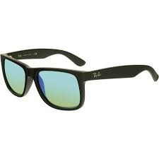Ray Ban Ray Ban Rb4165 Justin Rectangular Sunglasses Walmart Com Blue Mirrored Sunglasses Sunglasses Ray Bans