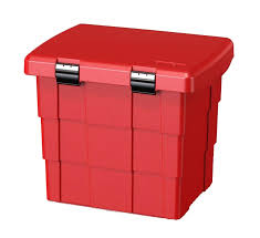 What are some of the most reviewed products in storage bins? The Dock Box Red 108l Heavy Duty Waterproof Storage Box Solent Plastics