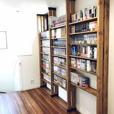 壁 天井 ガチャ柱 本棚diy diy ナチュラル などのインテリア実例 2017 01 22 10 15 45 roomclip ルームクリップ ディアウォール 本棚 インテリア 収納 ディアウォール
