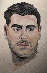 Very important ladders. Line and wash. A4.