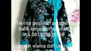 Model baju batik atasan wanita kantor lengan pendek. Model Baju Batik Wanita Modern Desain Blouse Lengan Panjang Katun Primisima Wa 081330534158 Youtube