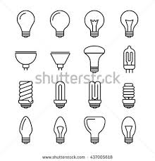 Black And White Light Bulb Clip Art 