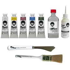 Bob ross paint brush set. Bob Ross Basic Paint Set