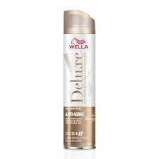 Read on for tips on the best hairspray to use and which ones. Wella Deluxe Anti Aging Hairspray 250 Ml Wella