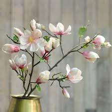 Most realistic faux flowers uk. Luxury Artificial Pink Tall Magnolia Branch Amaranthine Blooms Magnolia Branch Magnolia Flower Flower Branch
