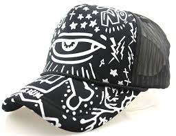 Fashion Cool Korean Tidal Male Female Hip Hop Hat Eyes Personality Graffiti Cute Baseball Summer Mesh Cap Tra Hip Hop Hat Mesh Baseball Cap Womens Baseball Cap
