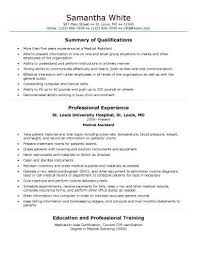 medical assistant resume ipasphoto