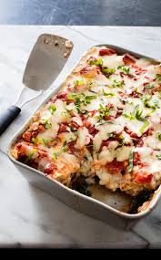 Vegetable Lasagna For A Crisp Flavorful Vegetable Lasagna Precooking Eggplant Zucchini Summer Squash With Images Vegetable Lasagna Flavorful Vegetables Veggie Lasagna